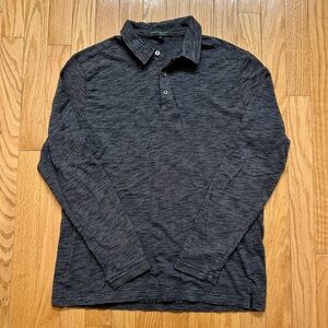 Men's Gray Heathered Polo Shirt